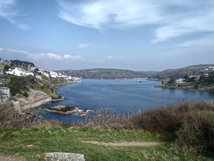 Fowey and Polruan form St Catherine’s Point