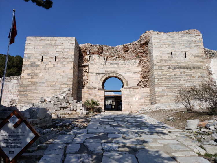 Gate to Basilica Of Saint John at Selçuk