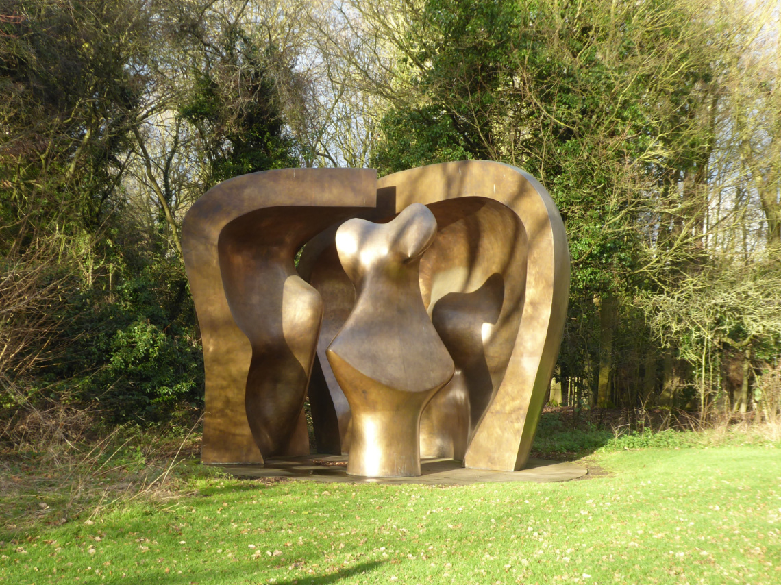 Henry Moore – Large Figure in a Shelter. Over 7.5m high!
