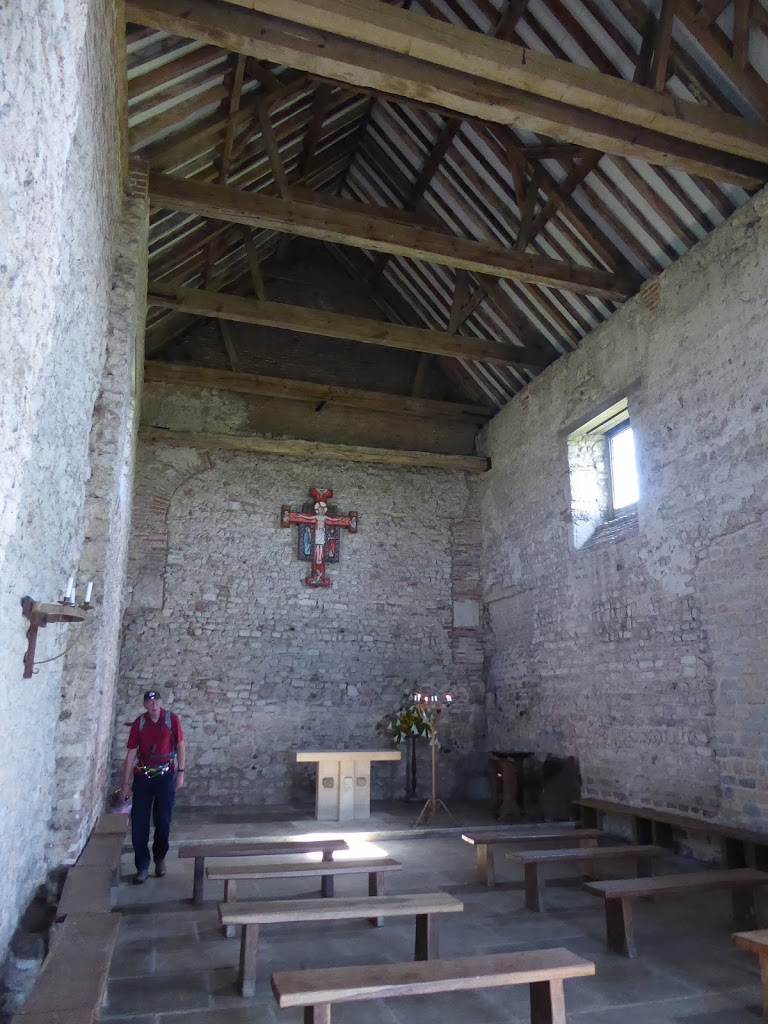 Inside St Peter’s Chapel