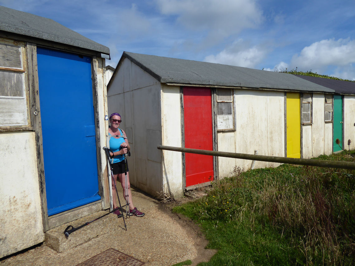 Old chalets at Brighstone