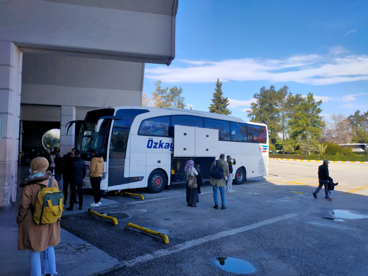 Our bus to Pamukkale