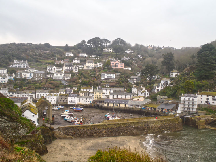 Polperro from the Cliff