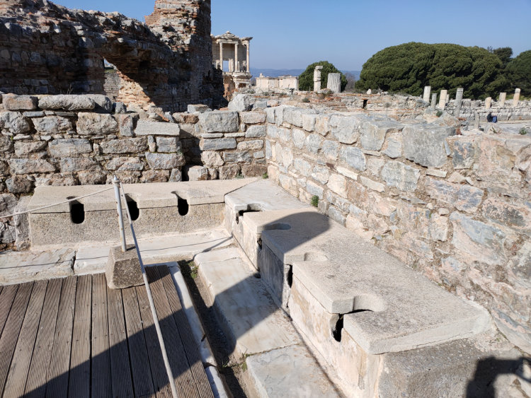 Public toliets in Ephesus