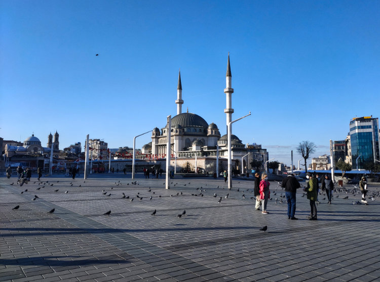 Taksim Mosque in Taksim Square