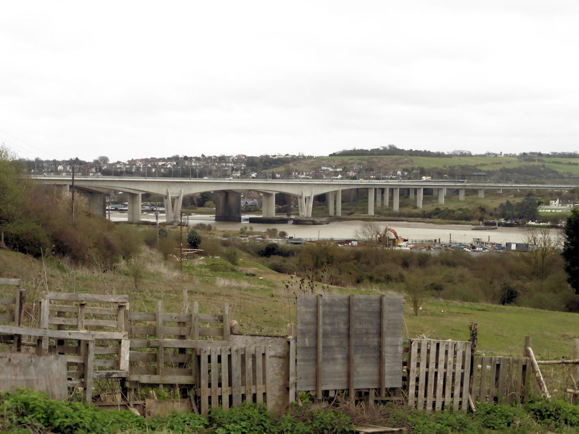 The Medway Viaducts from Cuxton
