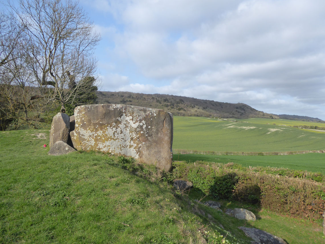 The view from Coldrum Long Barrow