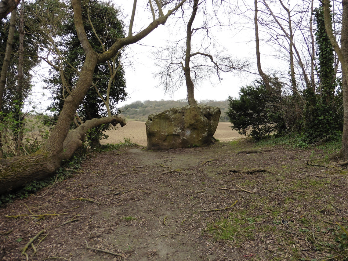 The White Horse Stone. No sign of the guardians.